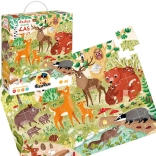 CzuCzu Puzzle Foresta Selvaggia 40 Pezzi