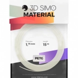 Filament PETG Pro voor 3D-pennen en 3D-printen wit 1,75 mm (15 m)