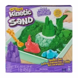 Kinetic Sand – green tabletop sand set with tray