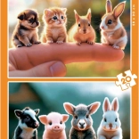 Educa Puzzle Little Animals 2x20 pieces