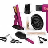 Cosmetic set for children with hair dryer and straightener