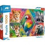 Puzzle 1000 pieces exotic animals ANIMAL PLANET