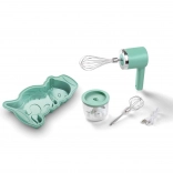 mini accu kinderset 3-in-1 – mixer, hakmolen en dinosaurusvorm Jata