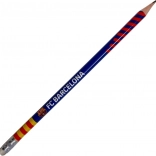 Triangular HB Pencil with Eraser FC Barcelona ASTRA