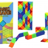 Magic Snake – colorful logic building set 72 pieces