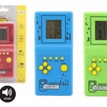 Electronic Game Falling Dice Puzzle Plastic 7x14.5 cm 3 Colors with Sound on Batteries