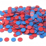 Red and Blue Tokens Wissner 400 pcs