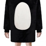 Warm hoodie blanket with hood PANDA Cozy Noxxiez for teens and adults