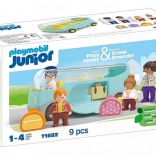 playmobil junior tourist bus with figures
