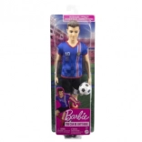 Football Ken Doll in Blue Jersey