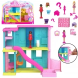 Mattel Mini Barbie Land house with doll, pet and accessories