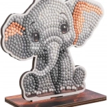 Diamantschilderij Safari: Olifant