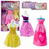 Anlili doll dresses and accessories set – 8 pieces