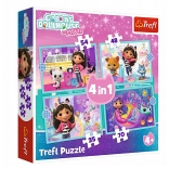 Puzzle 4-in-1 Gabby’s Dollhouse – Adventure