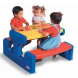 Large picnic table for children Little Tikes - Primary colors