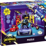 Puzzle DODO Batwheels: Night Ride 60 Pieces