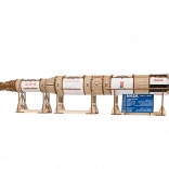 Ugears wooden model of the NASA Saturn V rocket 1:170