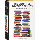 Chronicle Books Puzzle Bibliophile: Diverse Spines, 500 pieces