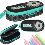 single-compartment pencil case BAMBINO Goal football