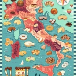 Puzzle RAVENSBURGER Sweet Map of Italy 1000 pieces
