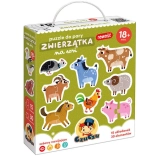 CzuCzu Puzzle Pairs – Farm Animals (18+ months)