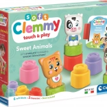 Clementoni Soft Clemmy set di gioco Dolci animaletti con libricino