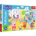 Puzzle 24 maxi – Beautiful Peppa – Happy Pig PEPPA by Trefl