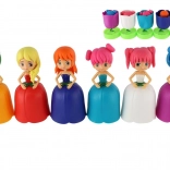 Virág tündér – 12 cm-es baba forgó szoknyával, vegyes típusok