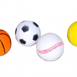 Mini labda 6,5 cm puha gumírozott habból