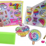 Diamond painting-set – kleurrijke stickers met snoepjes