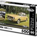 RETRO-CARS Puzzle Skoda 120 L 500 pieces