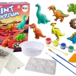 DIY Plaster Dinosaur Painting Set