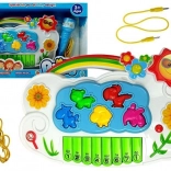 Piano électronique pour enfants Fleurs avec microphone et connexion au téléphone